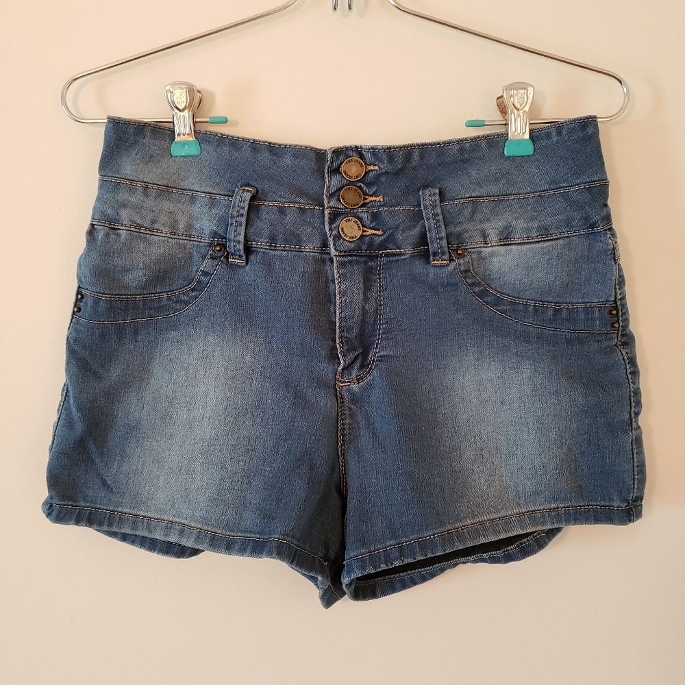 YMI High Rise Jean Shorts